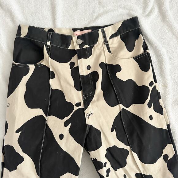Lisa Says Gah Cow Print Robyn Jeans - Picture 3 of 10
